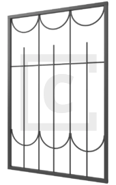 Решётка на окно сварная 1-130