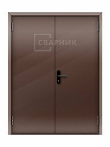 Внутренняя противопожарная дверь ДСВ EI-60 двупольная глухая