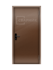 Техническая металлическая дверь для сарая недорогая ДХ-038